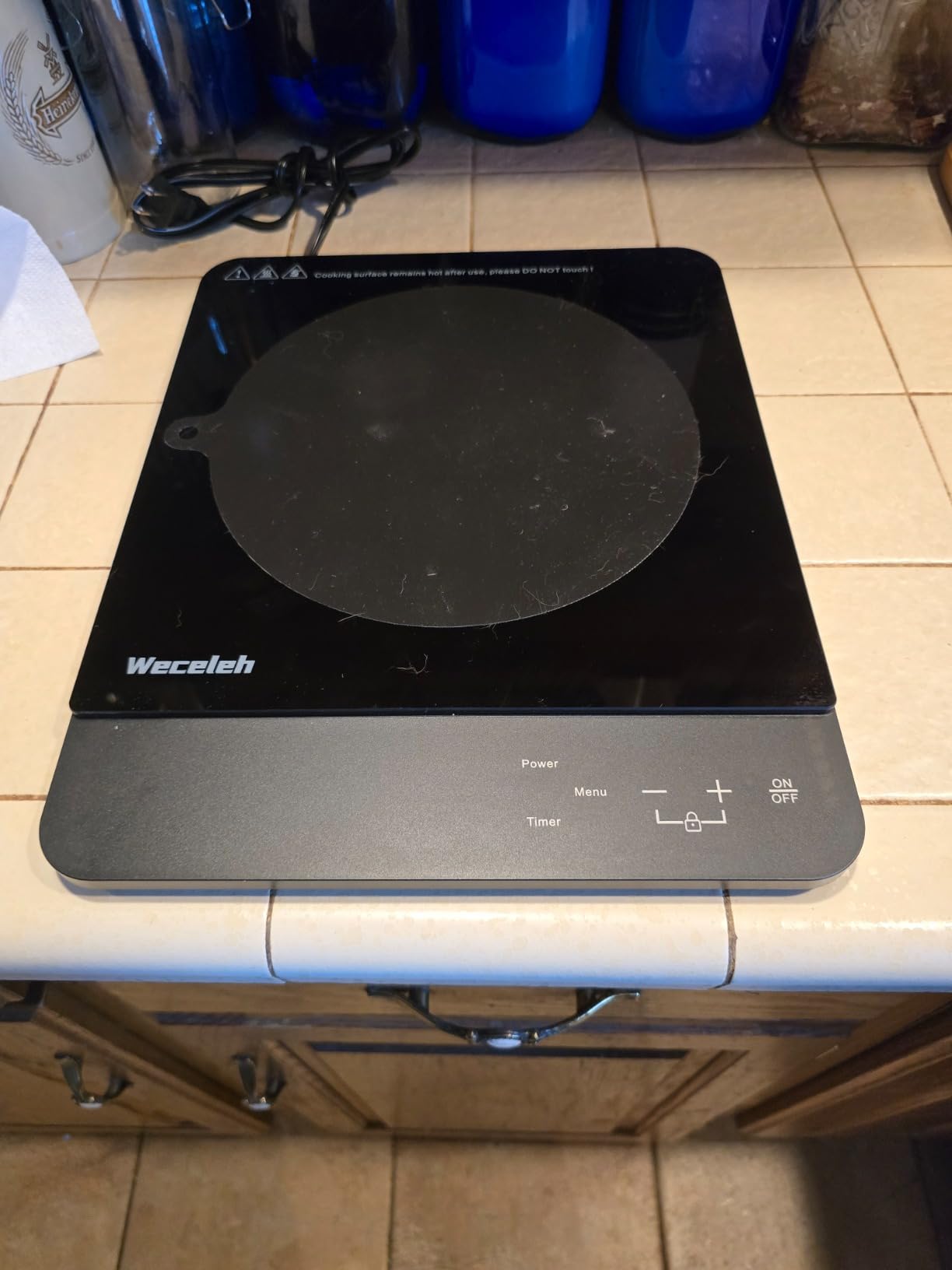 30 Inch Induction Cooktop 4 Burner with Booster, 7000W Built in Induction Stove, 9 Power Level, Timer & Child Safety Lock, Weceleh Electric Cooktop Hardwired 220~240V customer photo 1