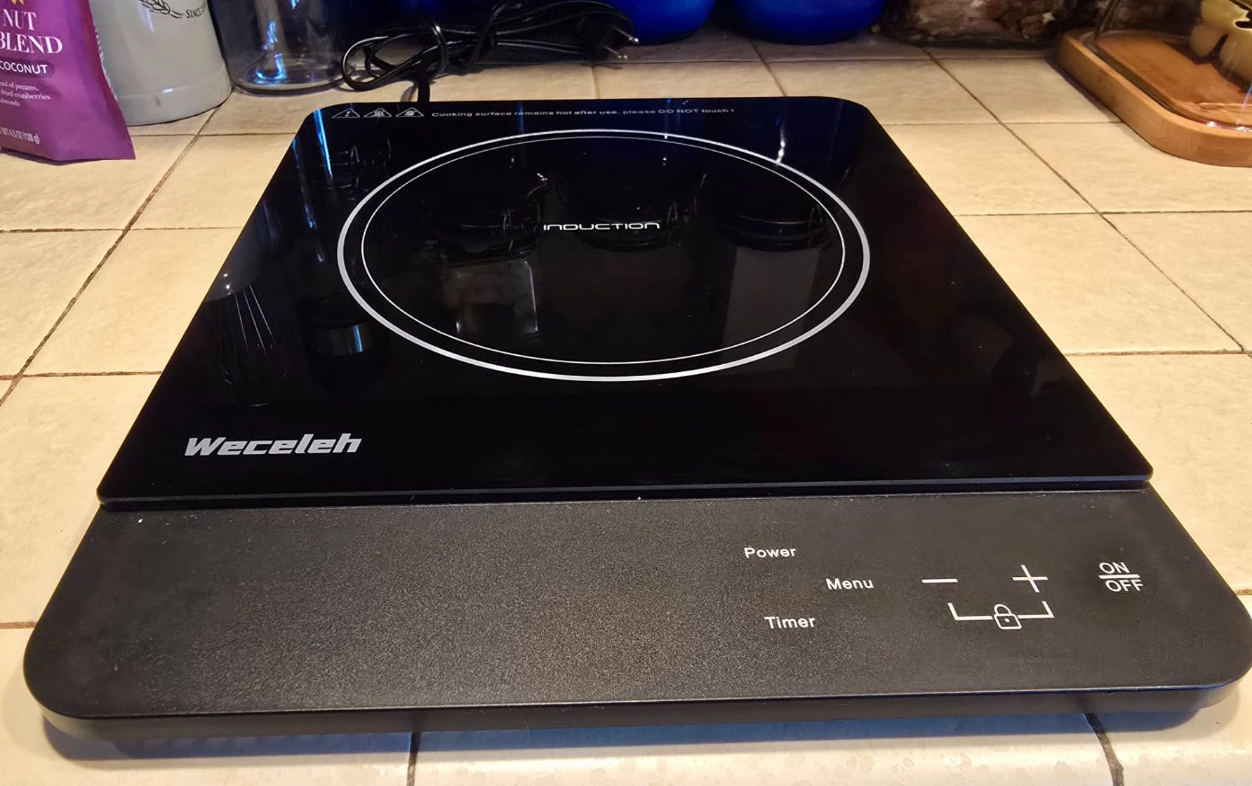 30 Inch Induction Cooktop 4 Burner with Booster, 7000W Built in Induction Stove, 9 Power Level, Timer & Child Safety Lock, Weceleh Electric Cooktop Hardwired 220~240V customer photo 2