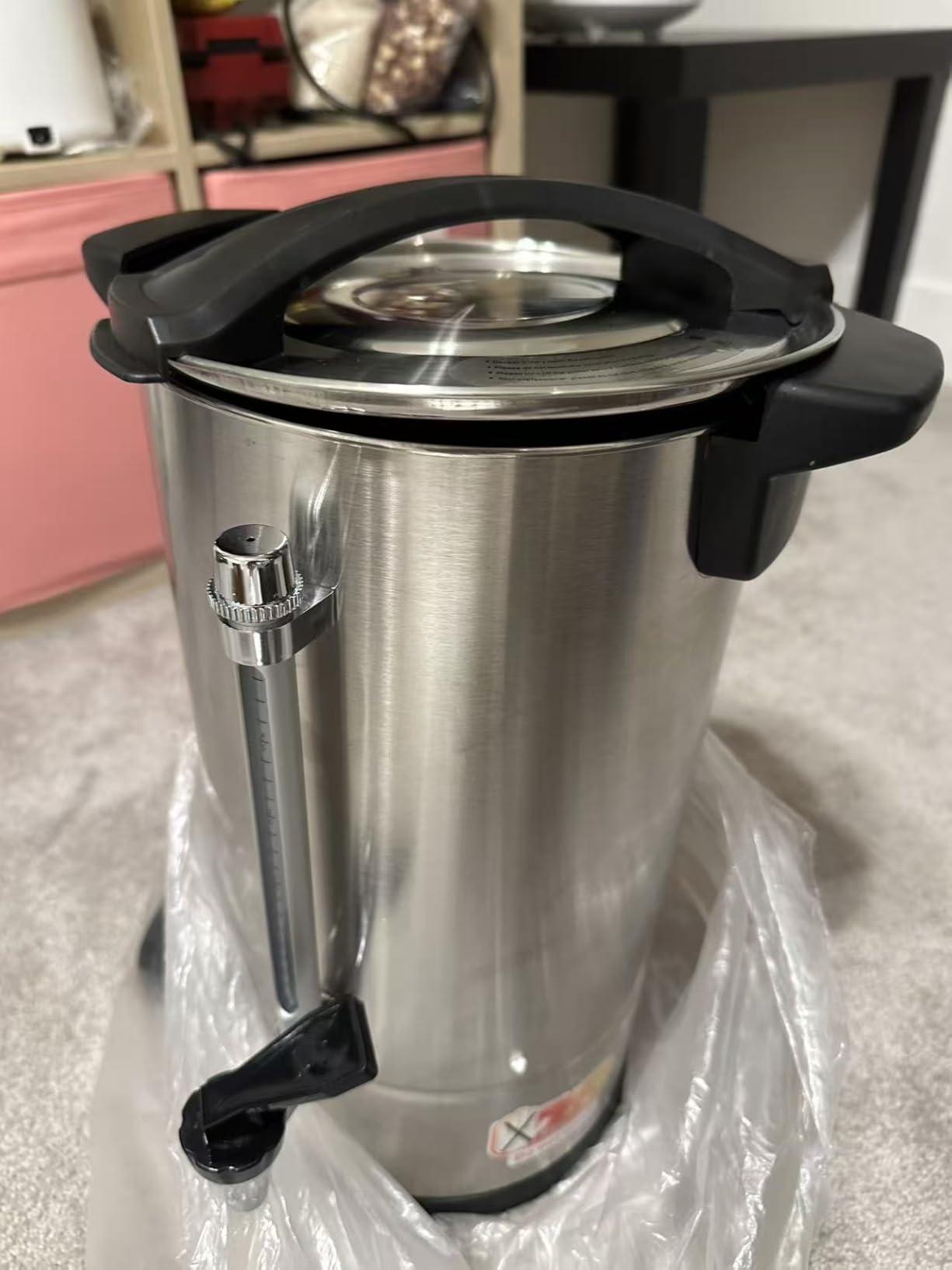 11L (45 Cups) Hot Water Dispenser Urn, Commercial Hot Water Boiler | 304 steel tank, digital temp control, keep-warm, boil-dry protection, for tea, coffee, formula, restaurant, hotel and events customer photo 1