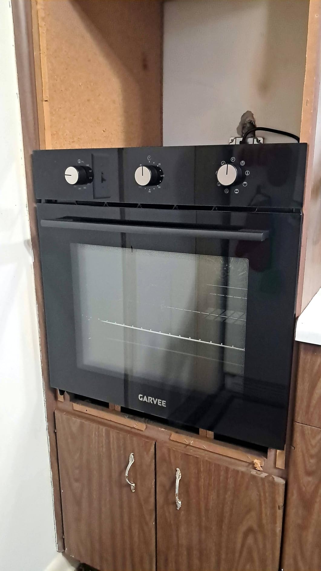 Garvee 24 Inch Built-in Steam & Convection Oven with 8 Cooking Functions, 108 Smart Recipes, 2.5 Cu.ft Stainless Steel Convection Oven with Enamel Cavity, Touch Control, Stepless Temperature Adjust customer photo 2