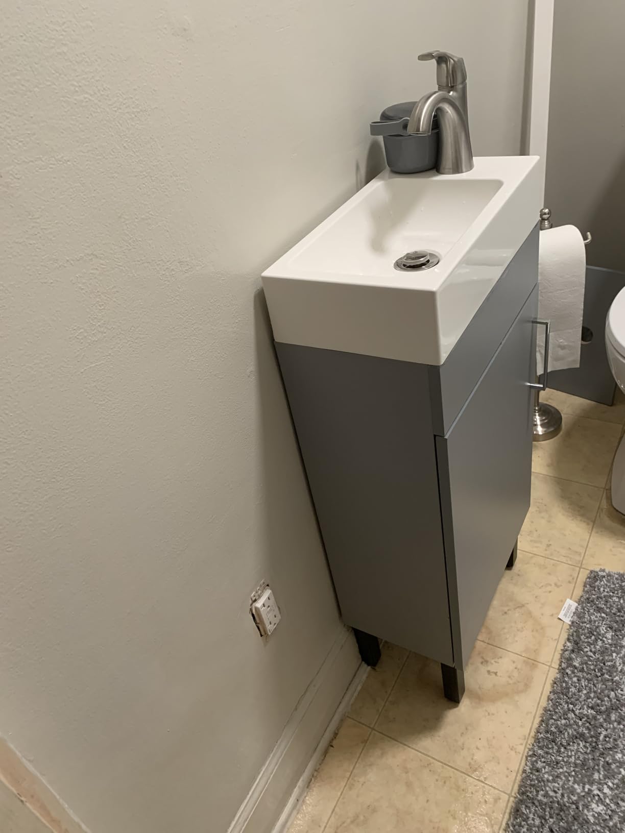 DWVO 36 Inch Bathroom Vanity with Sink, Bathroom Vanity Cabinet, Modern Bathroom Storge Vanity Includes Soft Closing Door, 2 Drawers & Drain customer photo 2