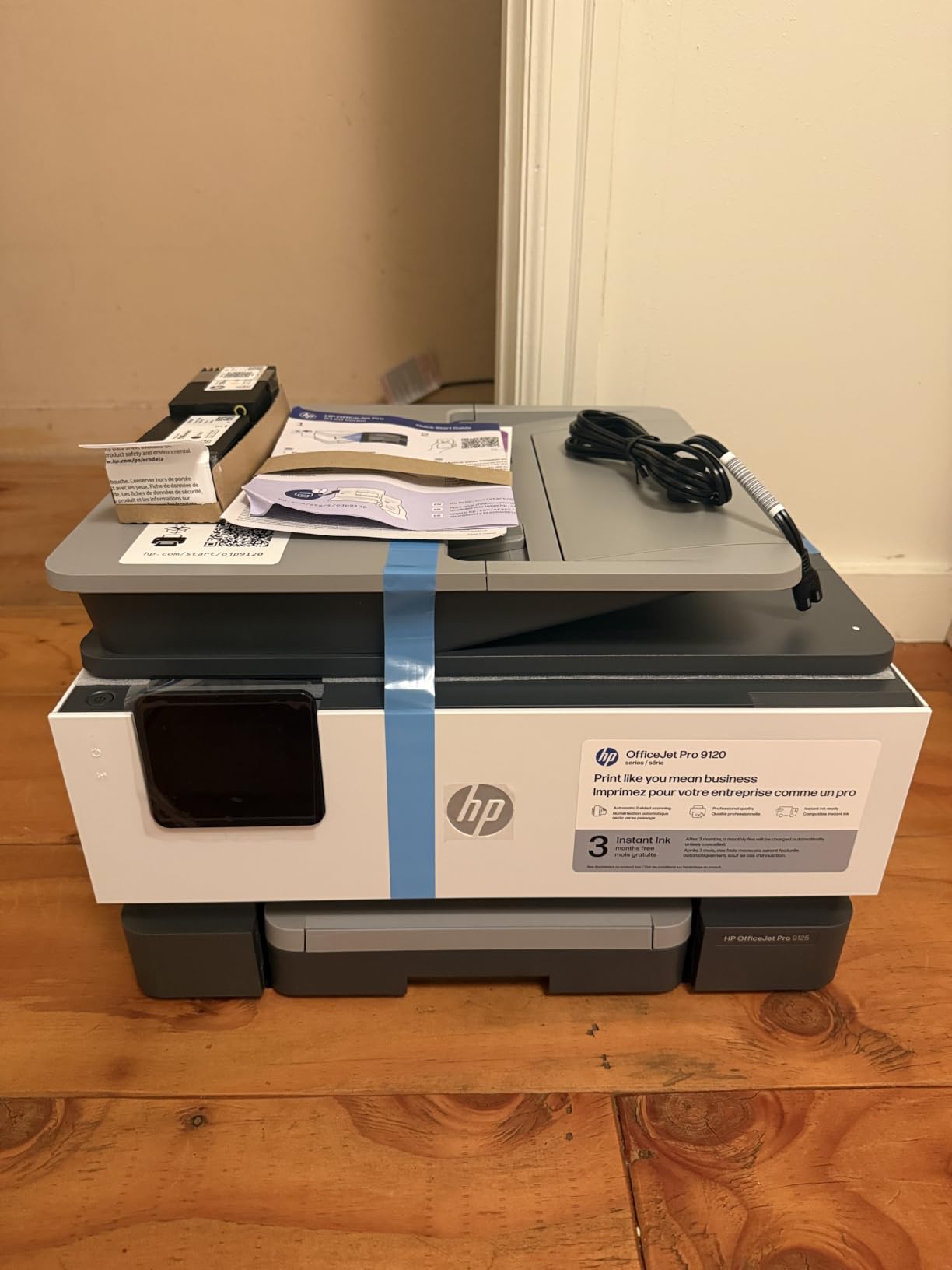 HP OfficeJet Pro 9125 Wireless All-in-One Color Inkjet Printer, Print, Scan, Copy, Fax, ADF, Duplex Print/scan, Best-for-Office customer photo 2