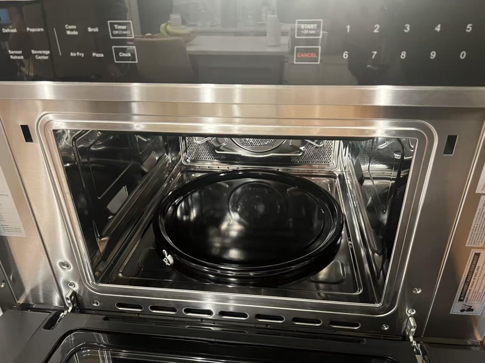 AAOBOSI 24 Inch Built-in Microwave Convection Oven, 1.6 Cu.Ft Air Fryer Combo, 1000W, Sensor Cooking & Auto Menu, 11-level Power, 12+ Cooking Modes, Drop Down Door, Stainless Steel customer photo 1