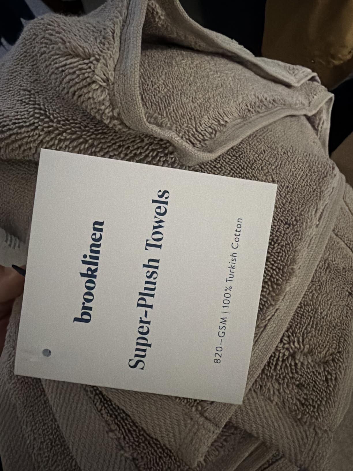 Brooklinen 100% Turkish Cotton Bath Towels Spa-Quality Cotton - Set of 2, White customer photo 2
