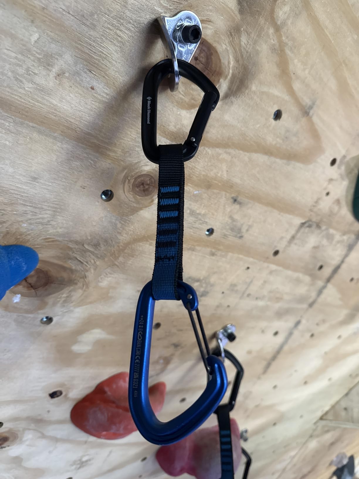 BLACK DIAMOND Hotforge Hybrid Rock Climbing Quickdraw, Durable Dogbone customer photo 2