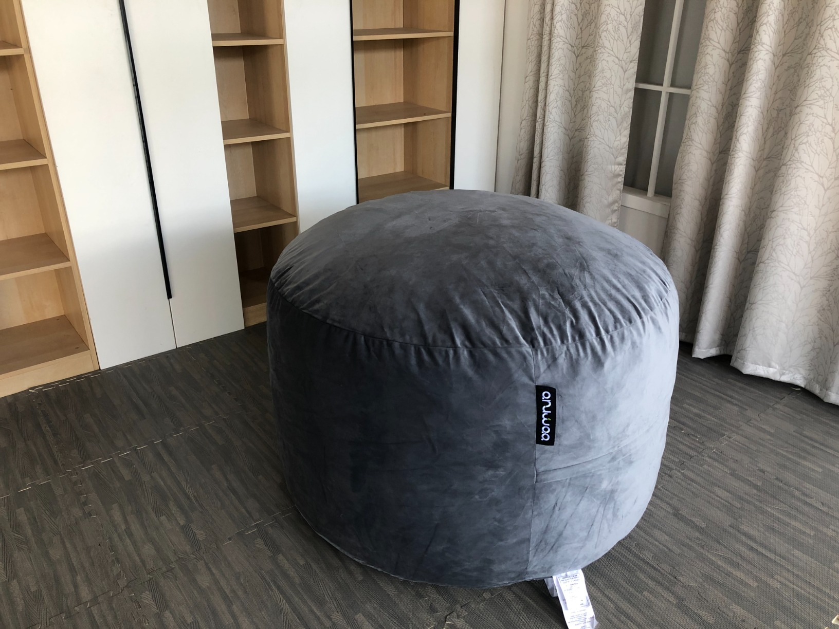 Bean Bag Chairs for Adults, 3FT Memory Foam, Plush Microfiber, Black | Gaming Cozy Chair, Oversized Bean Bag with Backrest & Armrests, Supports Reading, Gaming, Relaxing in Bedrooms, Living Rooms customer photo 2