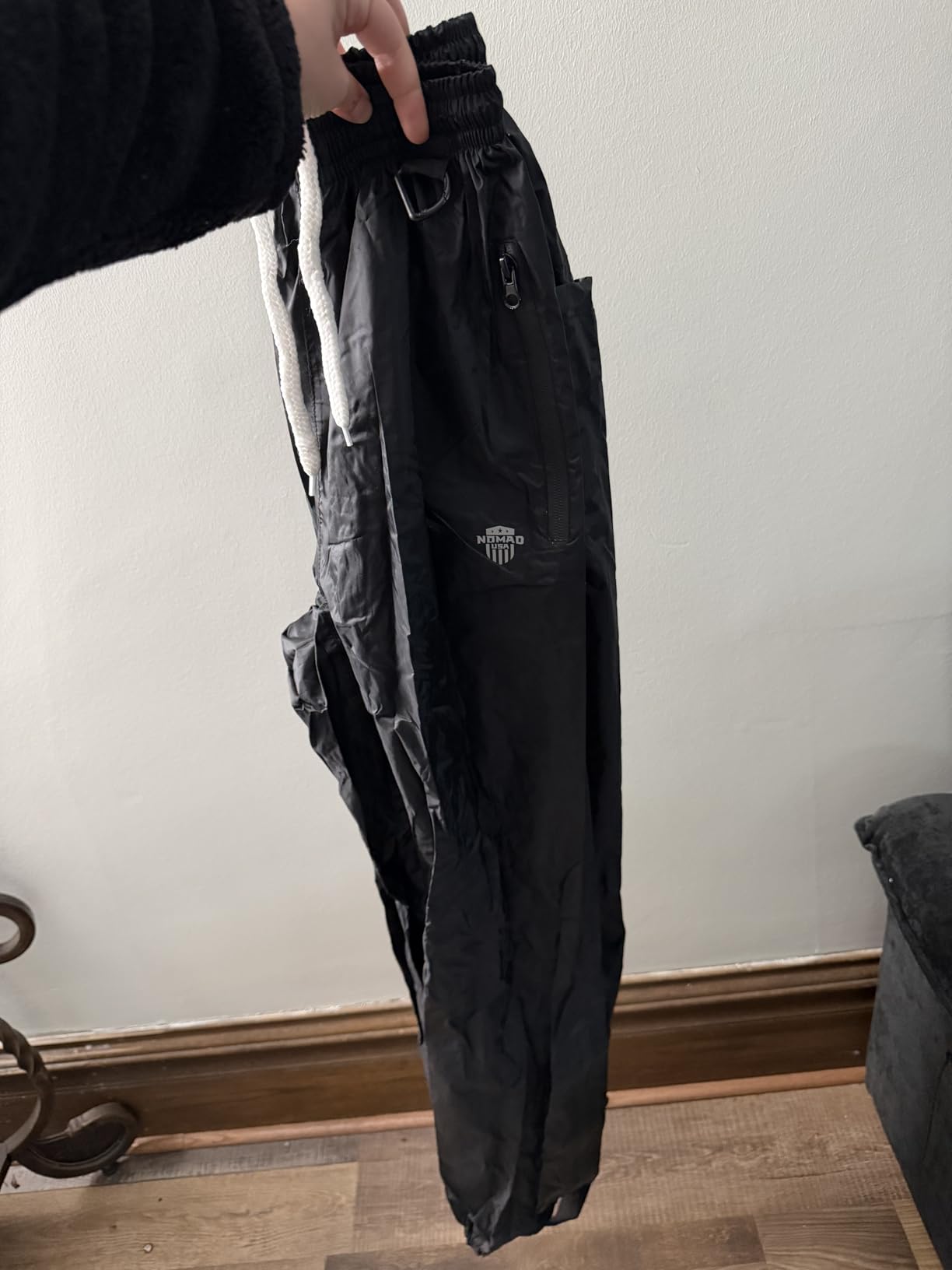 Nomad Men's Waterproof Rain Pants Lightweight Windproof Breathable Overpants Hiking Fishing Cycling Outdoor Pants customer photo 1