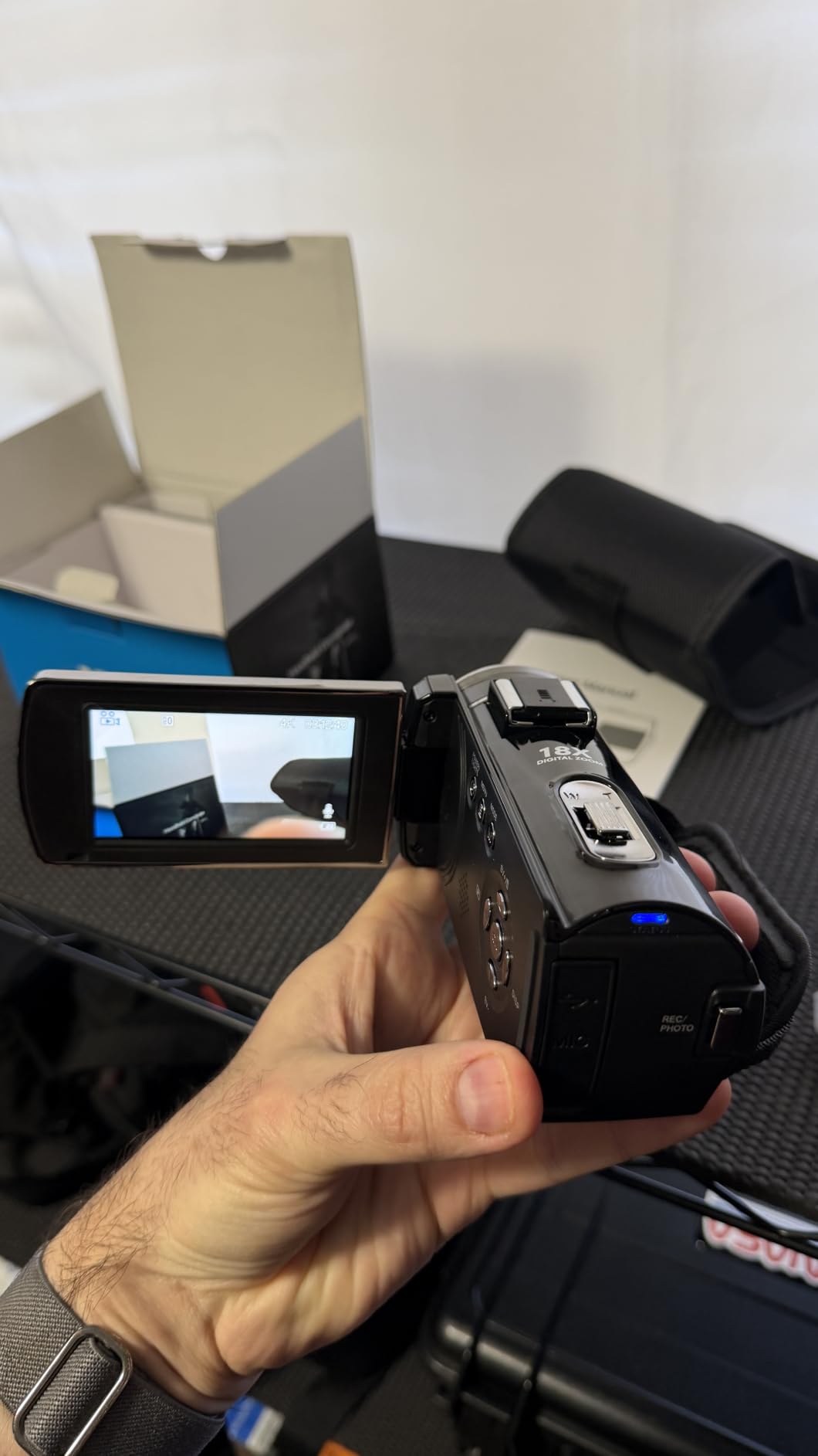 Camcorder Video Camera 4K, 64MP Digital Camera for Vlogging customer photo 1
