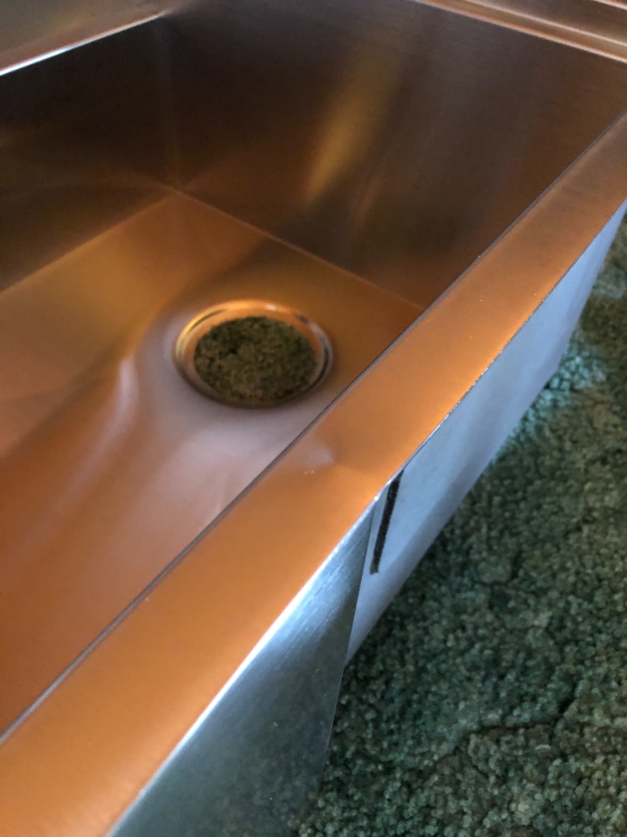 Lordear 33x21Inch Copper Tone Bronze Farmhouse Kitchen Sink Workstation SUS304 16-Gauge Stainless Steel Farmhouse Sink Apron Fron Farm Style Undermount Sinks customer photo 1