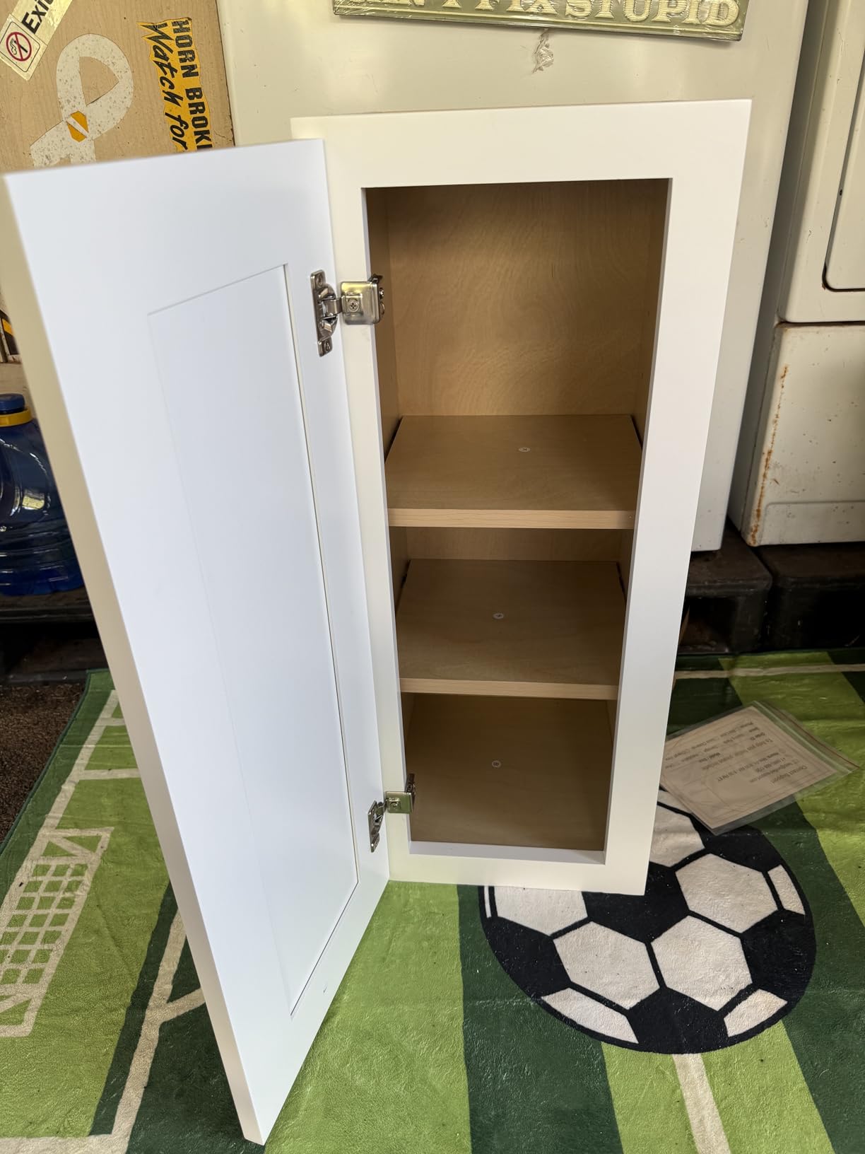 30 Inch White Shaker RTA Kitchen Wall Cabinet with Soft Close Double Doors | Premium HDF Doors and Plywood Box with 2 Adjustable Shelves Give Flexible Storage for Dishes Glassware and Kitchen Essentials customer photo 1