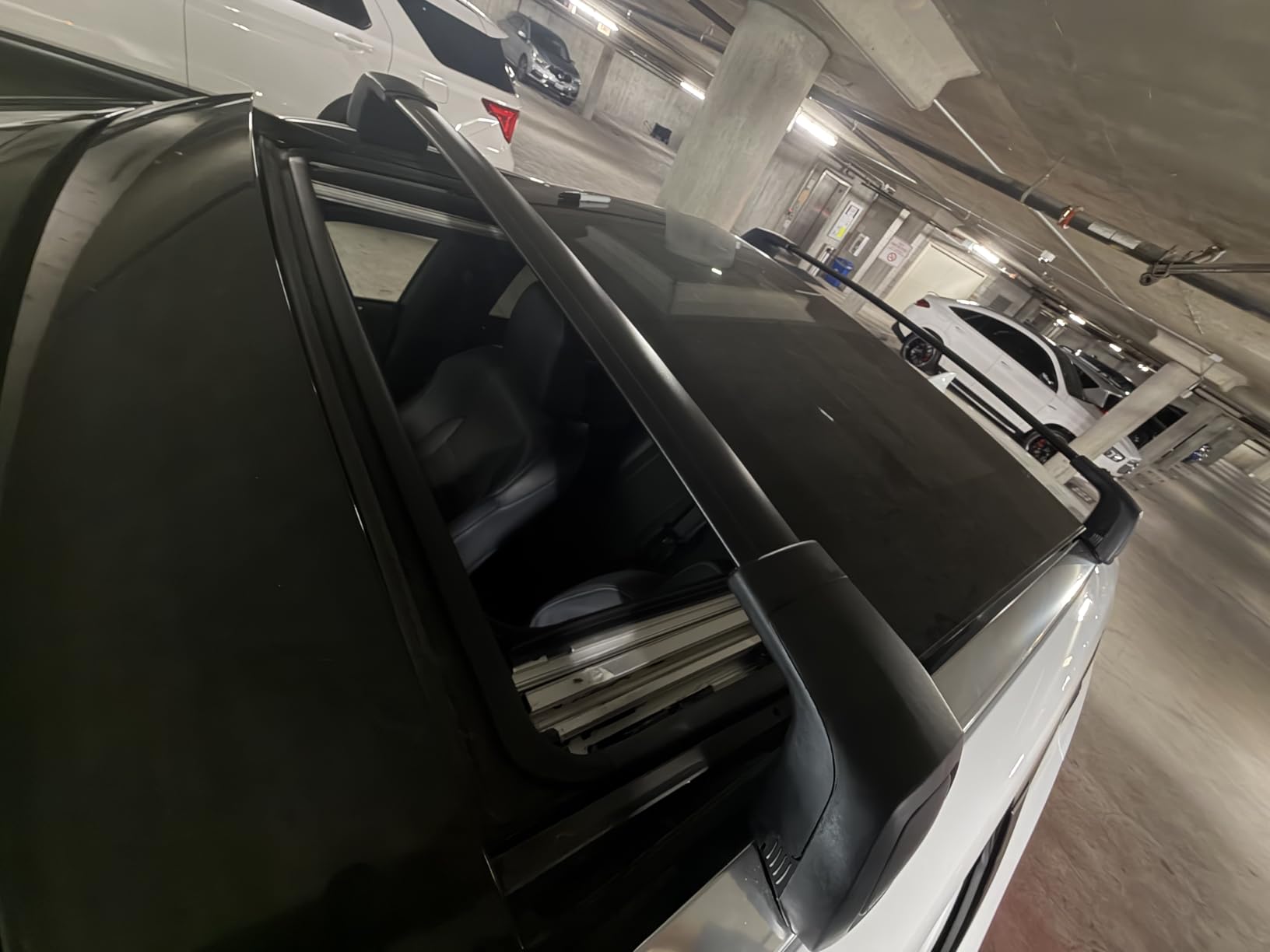 Roof Rack Cross Bars fit for Hyundai Kona & Kona Electric 2024+ | Lockable Aluminum Cargo Carrier Bars, Panoramic Sunroof Clearance for Family Trips, Kayak, Bike, Luggage customer photo 1