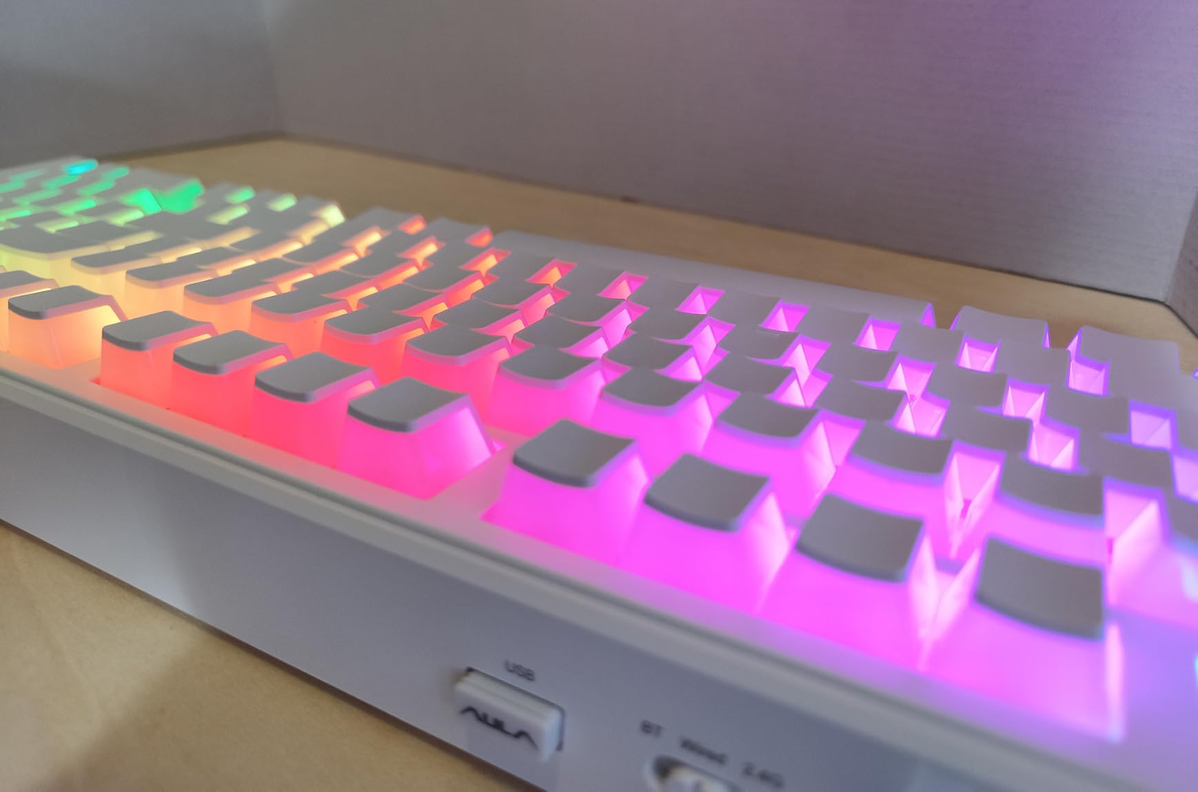 Aula F99 Pro Wireless Silent Mechanical Office Keyboard with Knob Num Pad customer photo 2