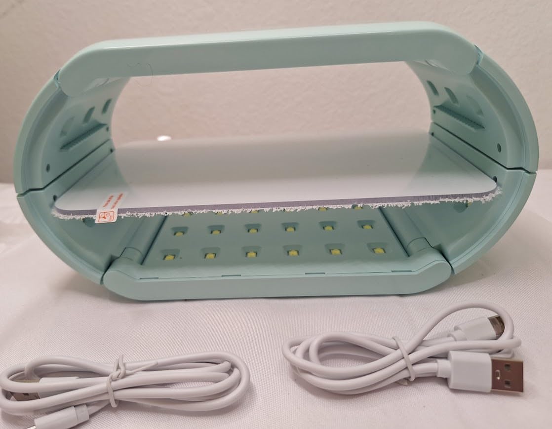 Resiners UV Light for Resin, Fast Even Curing UV Lamp with 360° UV Coverage | 48 LEDs Magnetic 2-in-1 Split Design, 1/3/5/10min Timer, AirWave Max UV Resin Lamp for Curing, Jewelry, Trays & DIY Crafts customer photo 1