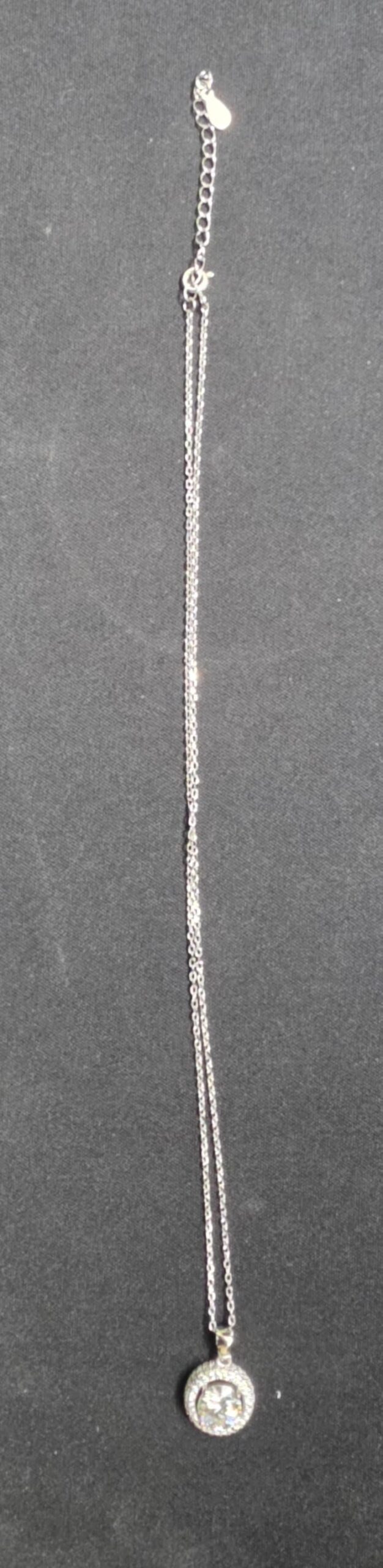 0.25-1CT LAB GROWN Diamond Solitaire Pendant Necklace for Women customer photo 2