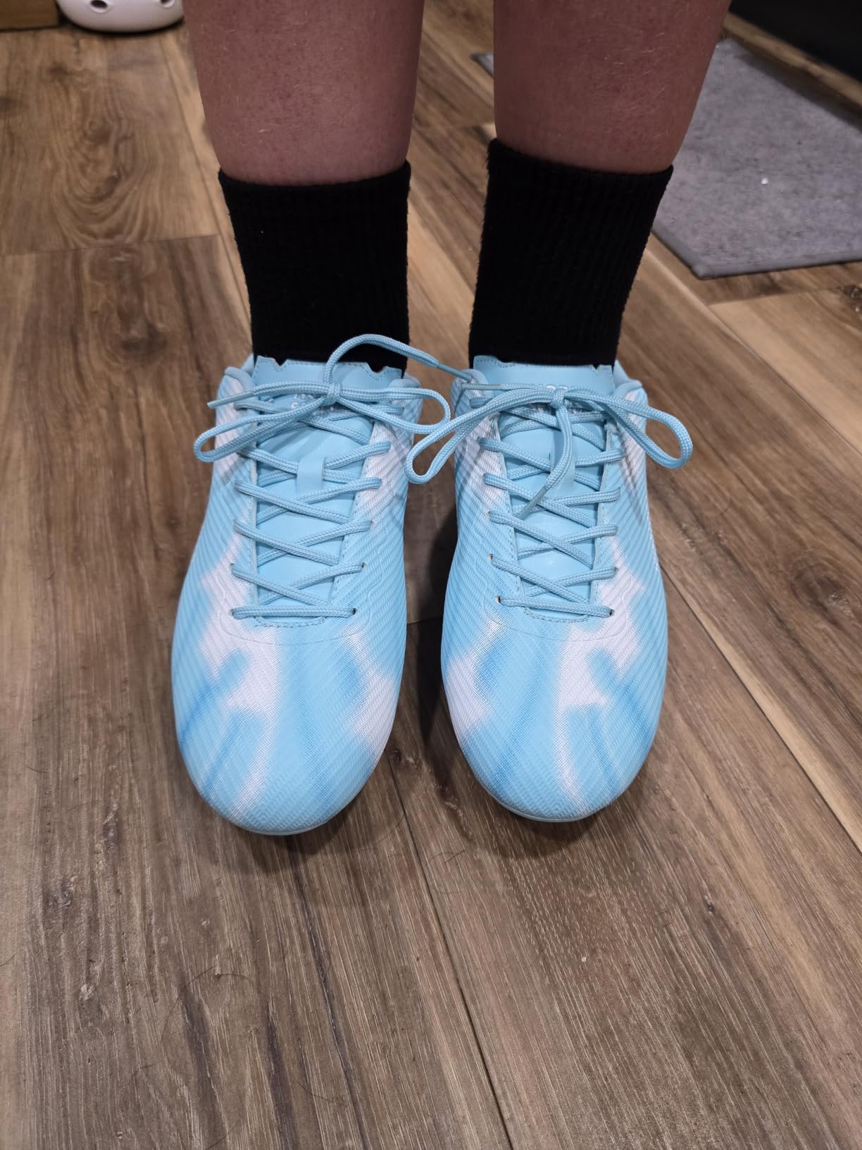 Soccer Cleats for Men and Women Firm Ground Outddor Football Sneakers Training Shoes Outdoor Lightweight Adult Rugby Boots customer photo 2