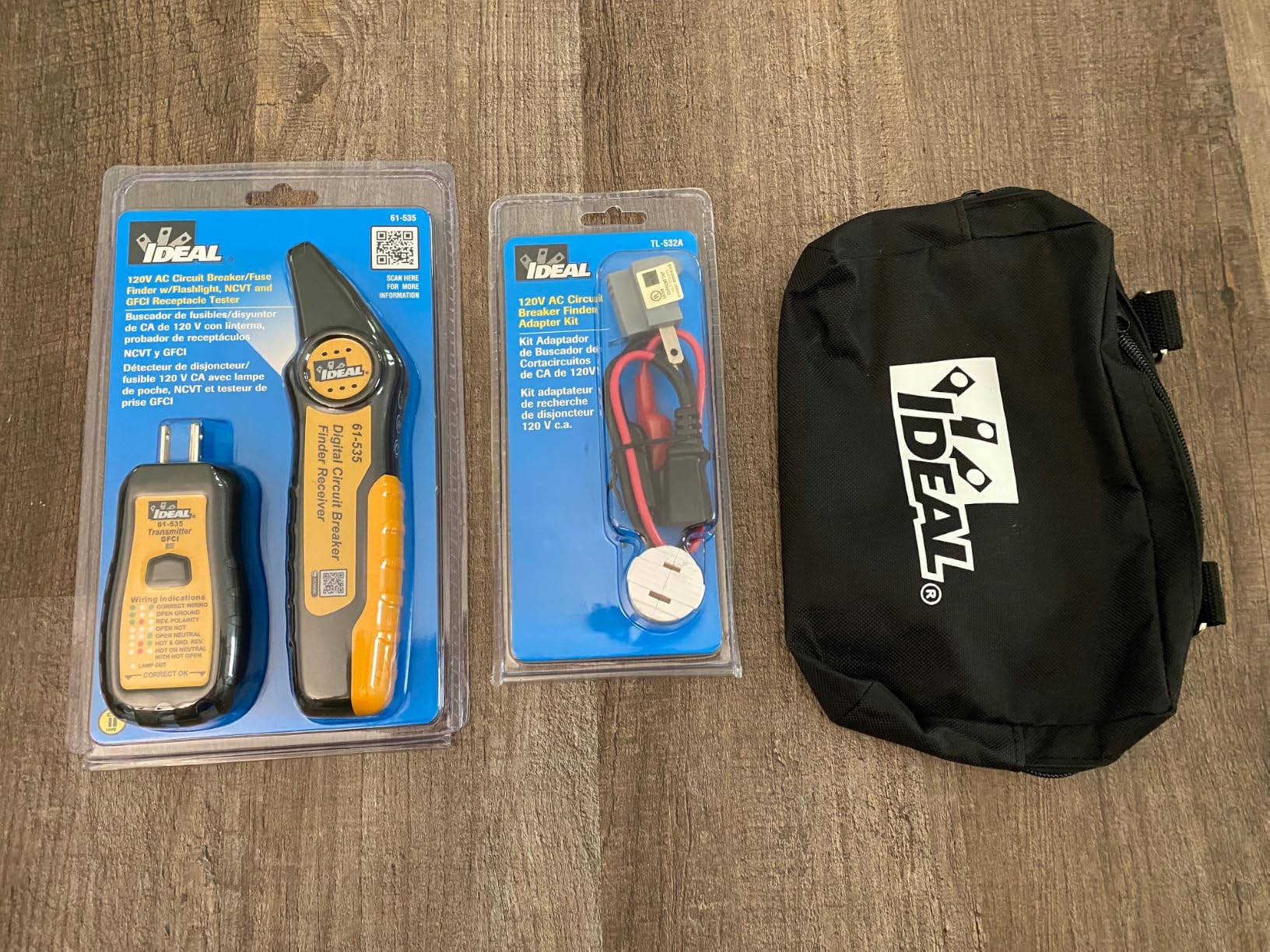 Ideal Circuit Breaker Finder Kit, Finds Circuits and Tests GFCI | Locate breakers faster with included adapters and integrated GFCI testing customer photo 2