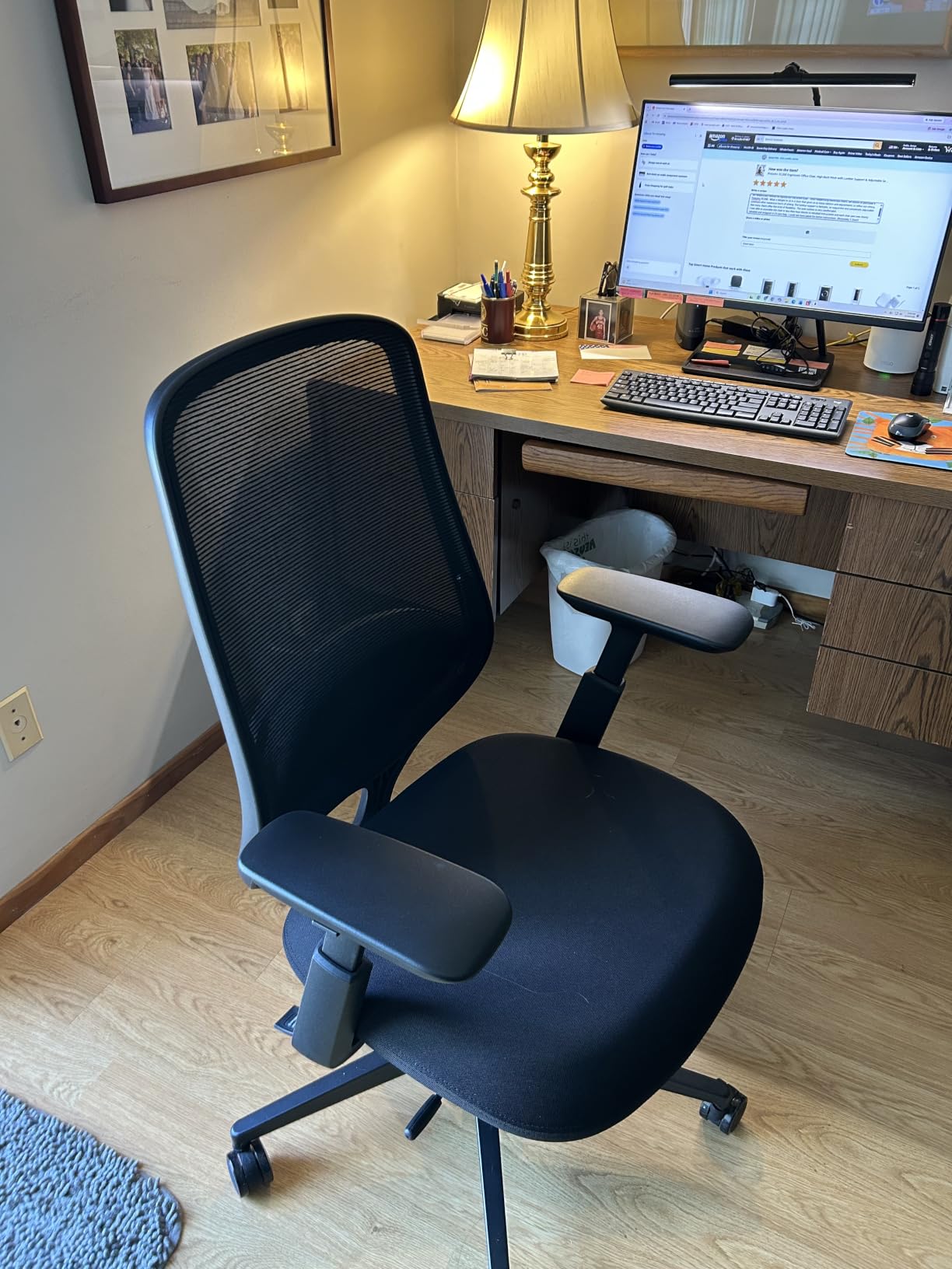 ProtoArc EC200 Ergonomic Office Chair with Adjustable Seat Depth | Lumbar Support, High-Back, Mesh Desk Chair, Home Office 8+ Long Hours Sitting customer photo 2
