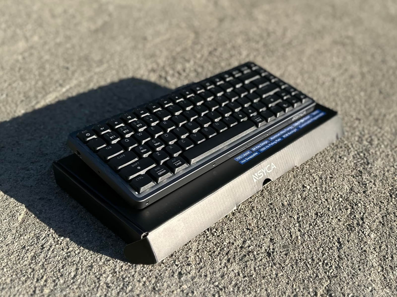 Air75 Low Profile Mechanical Keyboard Wireless, 75% Aluminum Frame customer photo 1