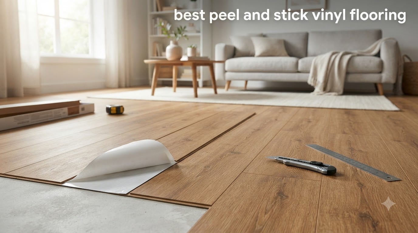 best peel and stick vinyl flooring