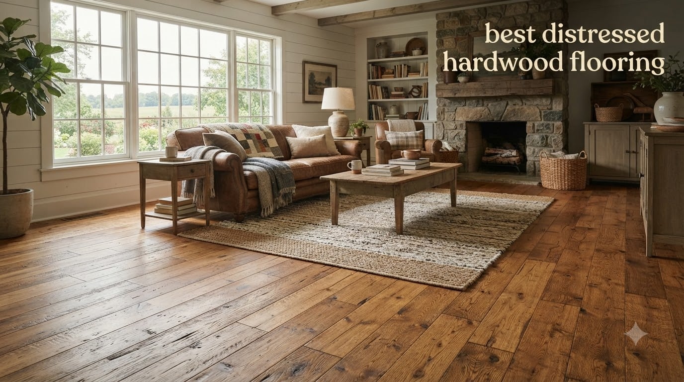 best distressed hardwood flooring
