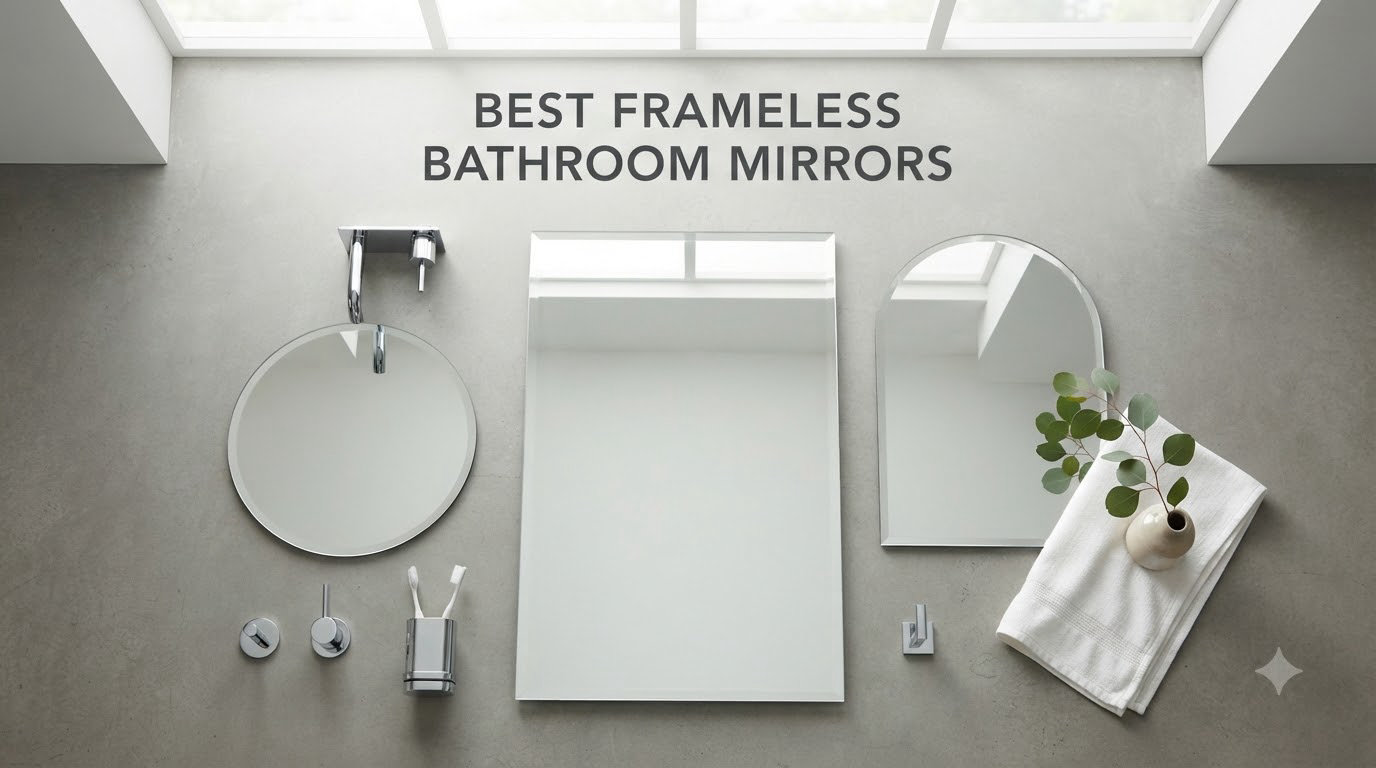 best frameless bathroom mirrors