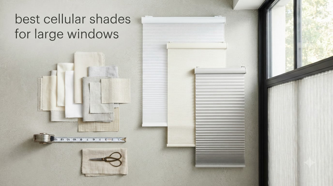best cellular shades for large windows