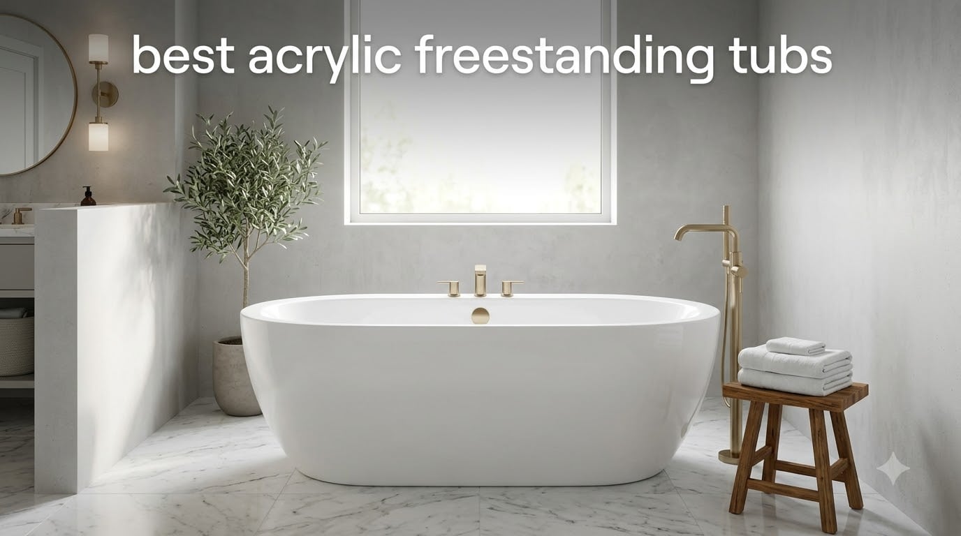 best acrylic freestanding tubs