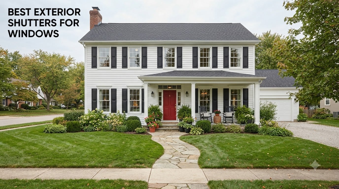 best exterior shutters for windows