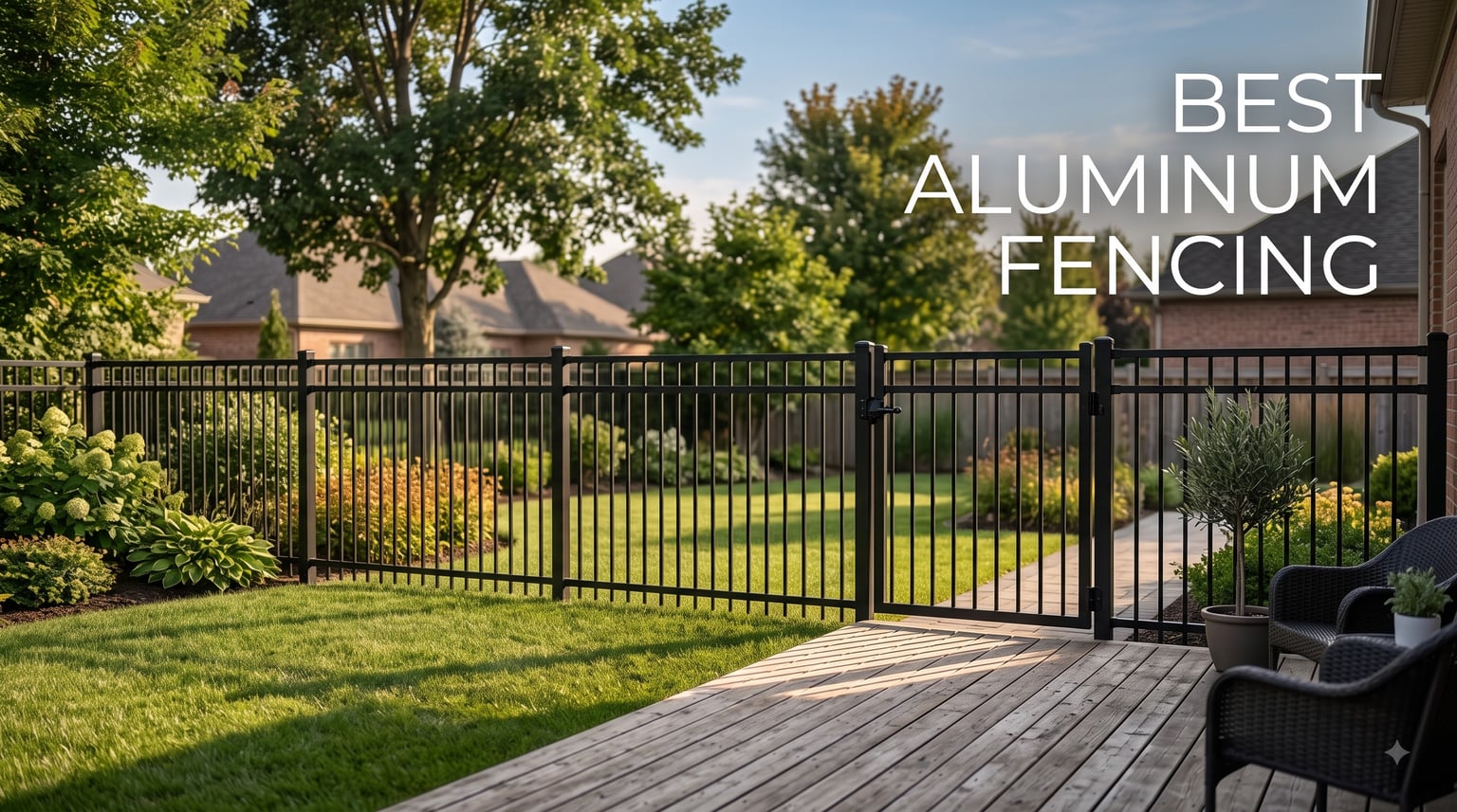 best aluminum fencing