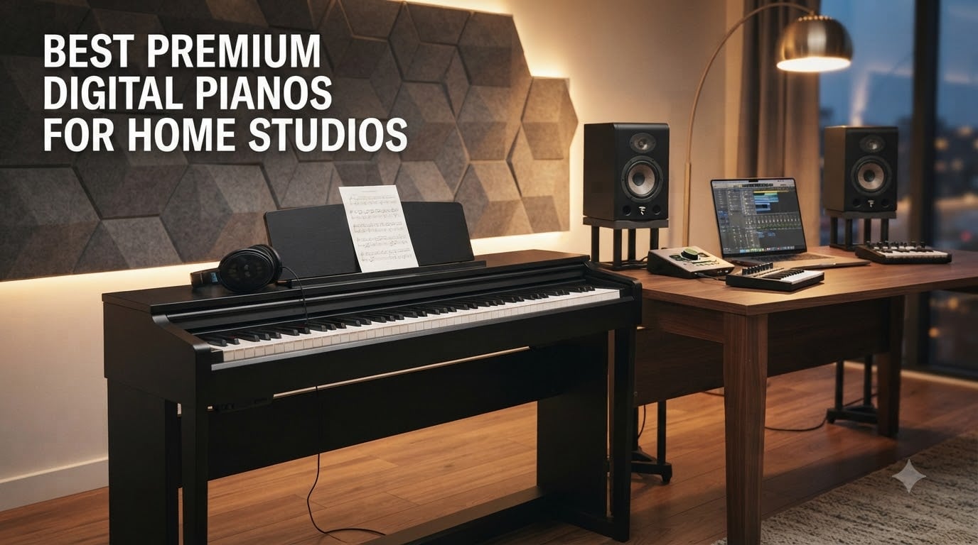 best premium digital pianos for home studios