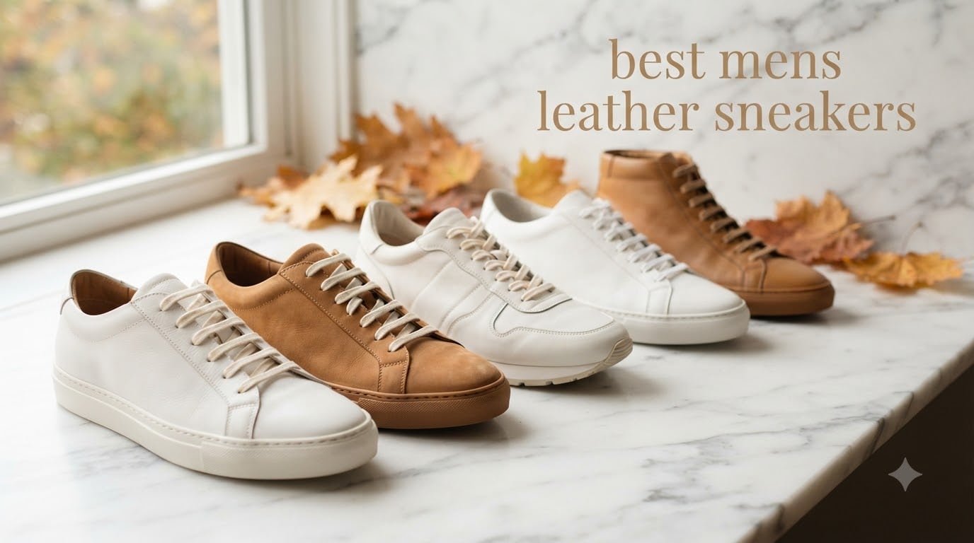 best mens leather sneakers