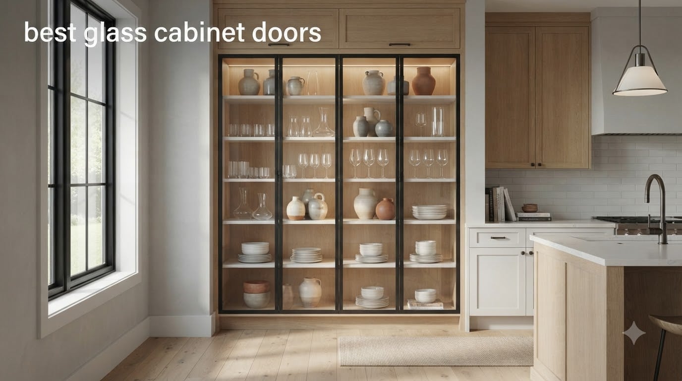 best glass cabinet doors