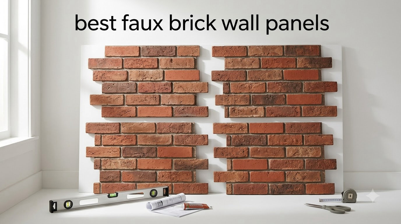 best faux brick wall panels