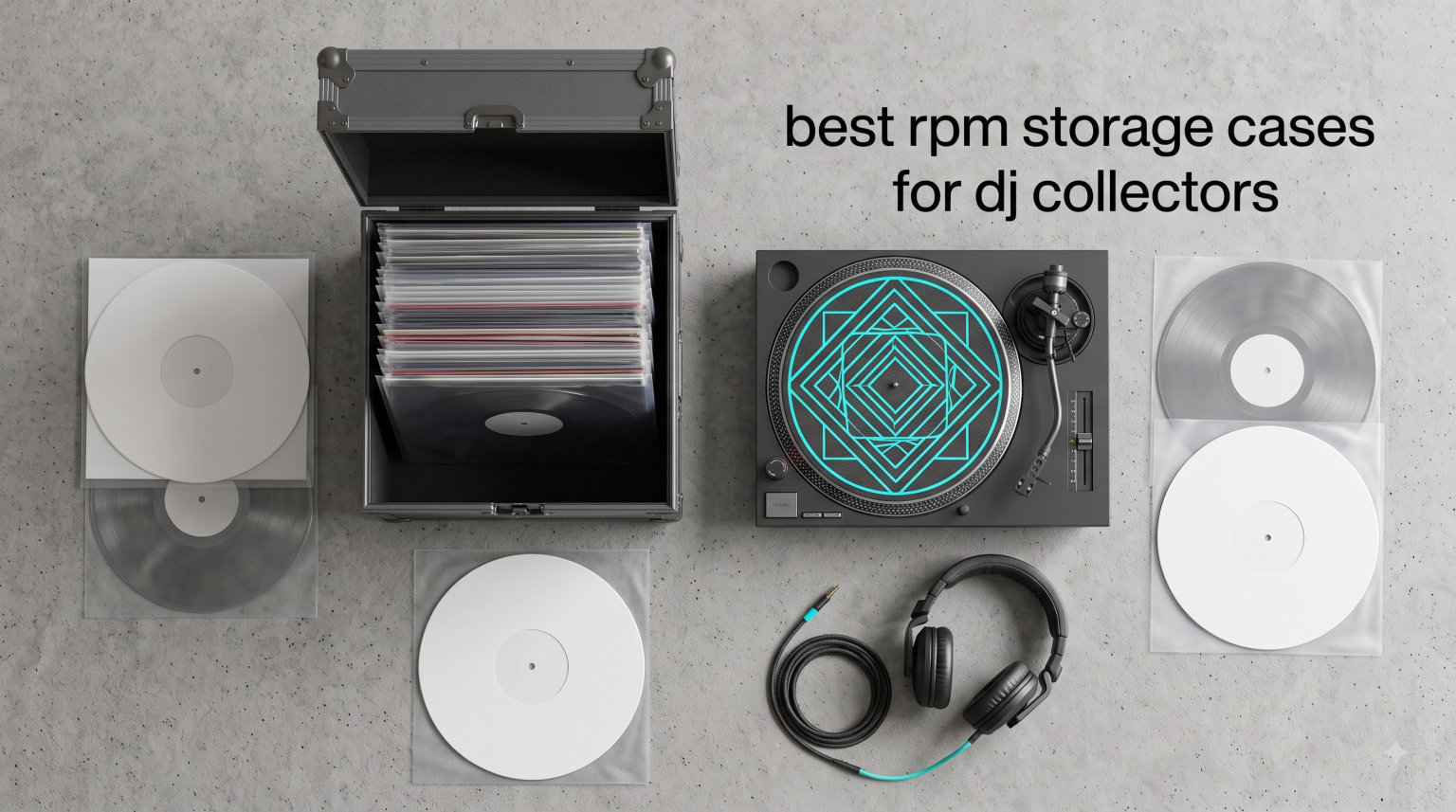 best rpm storage cases for dj collectors