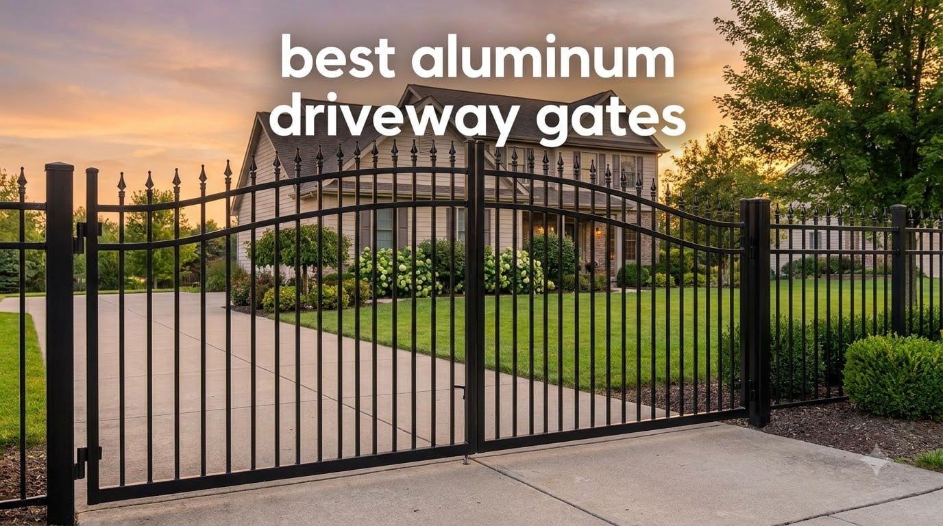 best aluminum driveway gates