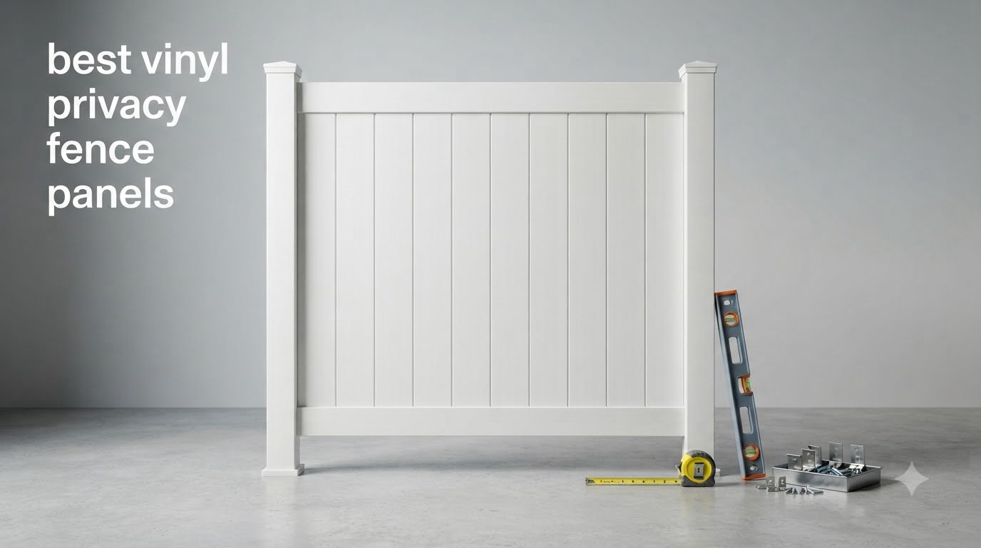 best vinyl privacy fence panels