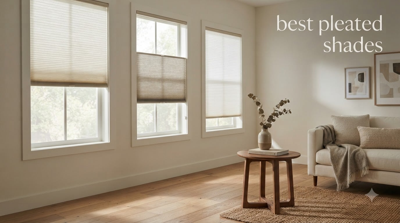 best pleated shades