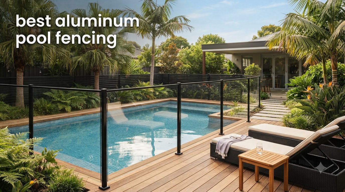 best aluminum pool fencing