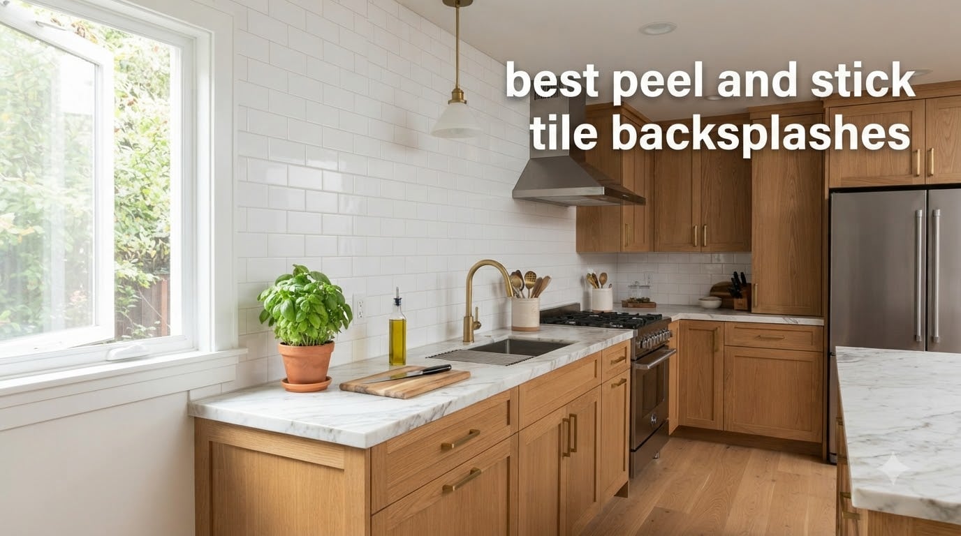 best peel and stick tile backsplashes