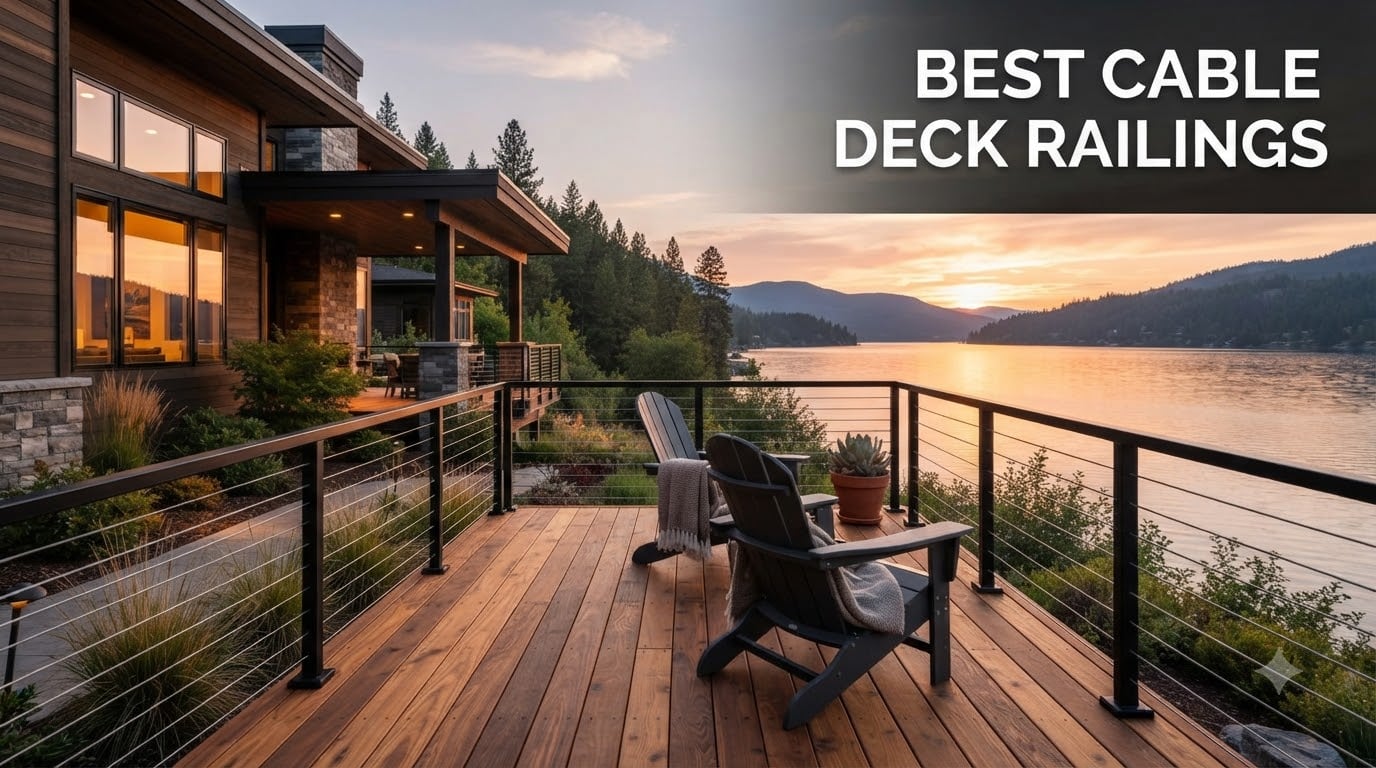 best cable deck railings