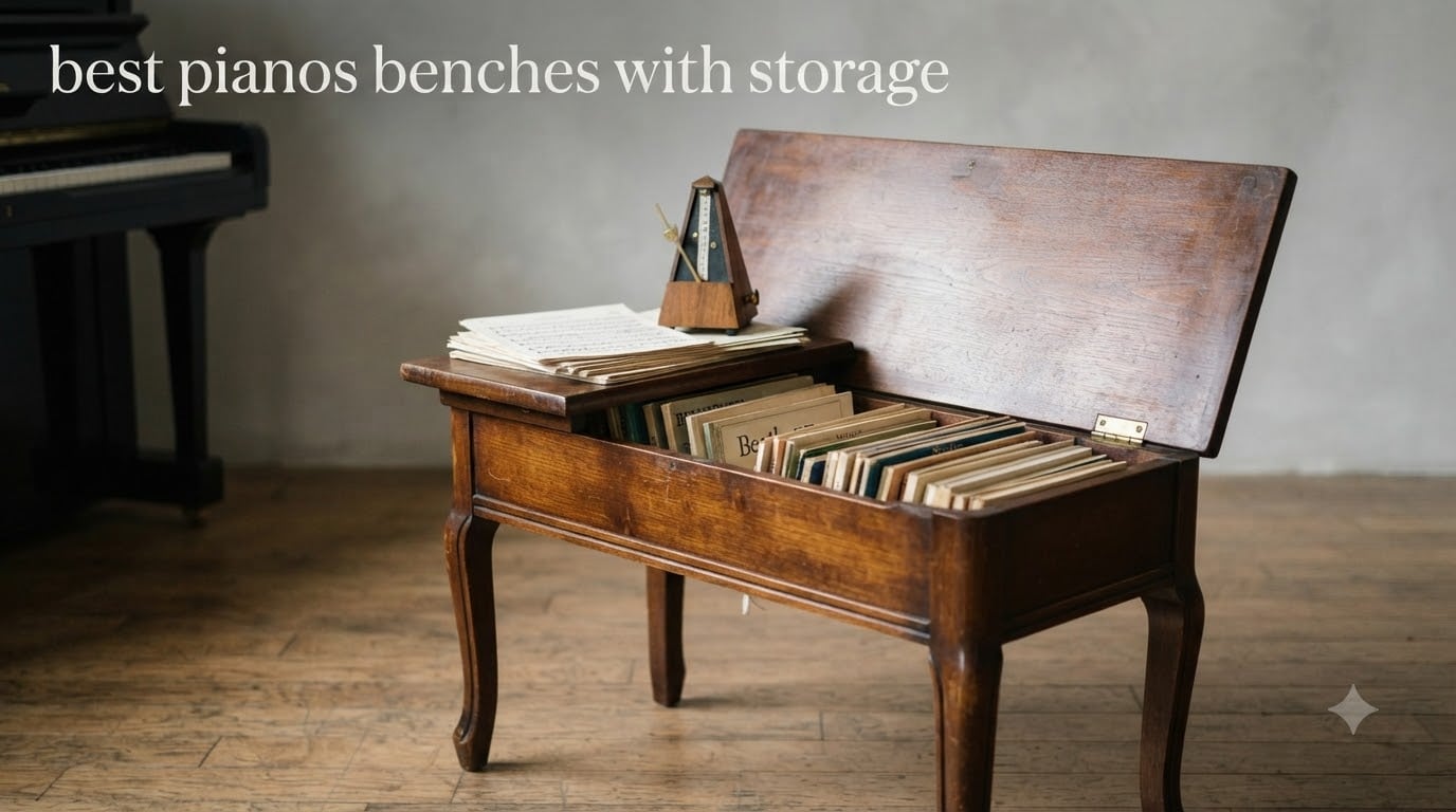 best pianos benches with storage