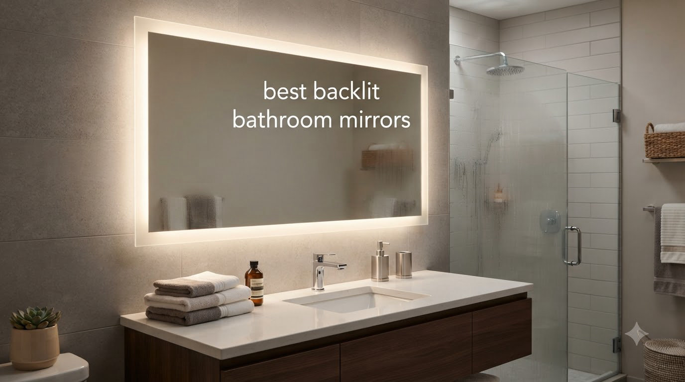 best backlit bathroom mirrors
