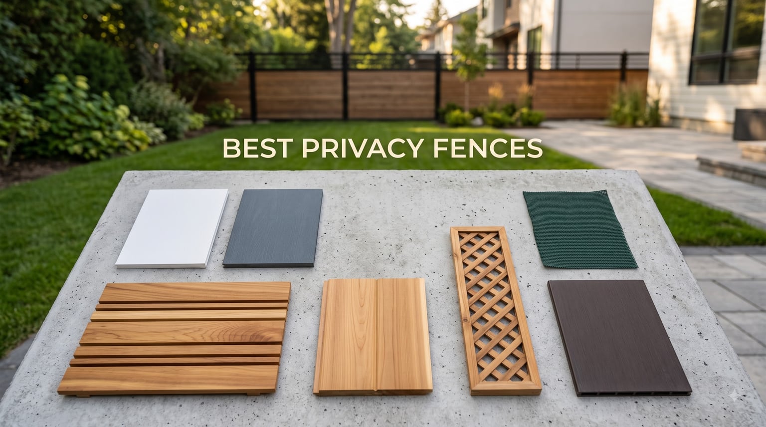 best privacy fences