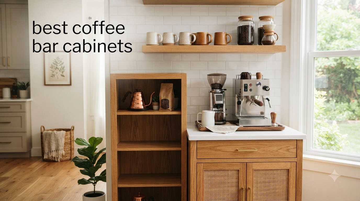 best coffee bar cabinets