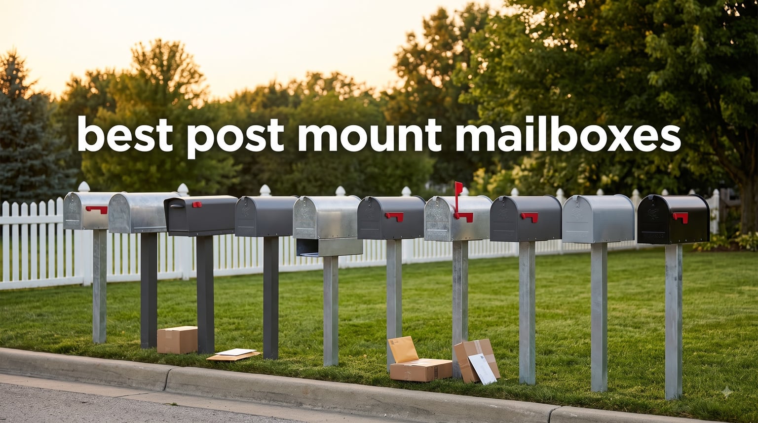 best post mount mailboxes