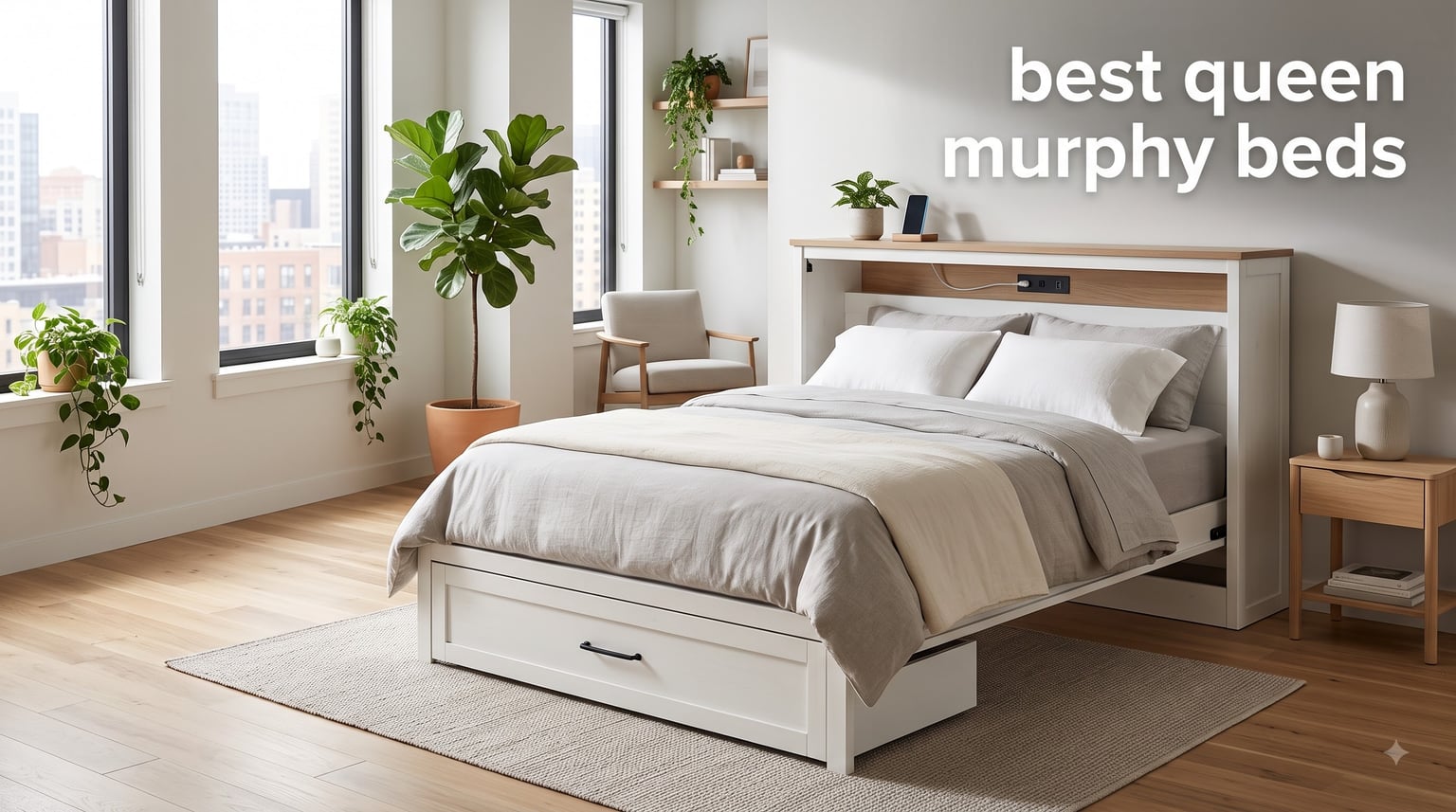 best queen murphy beds