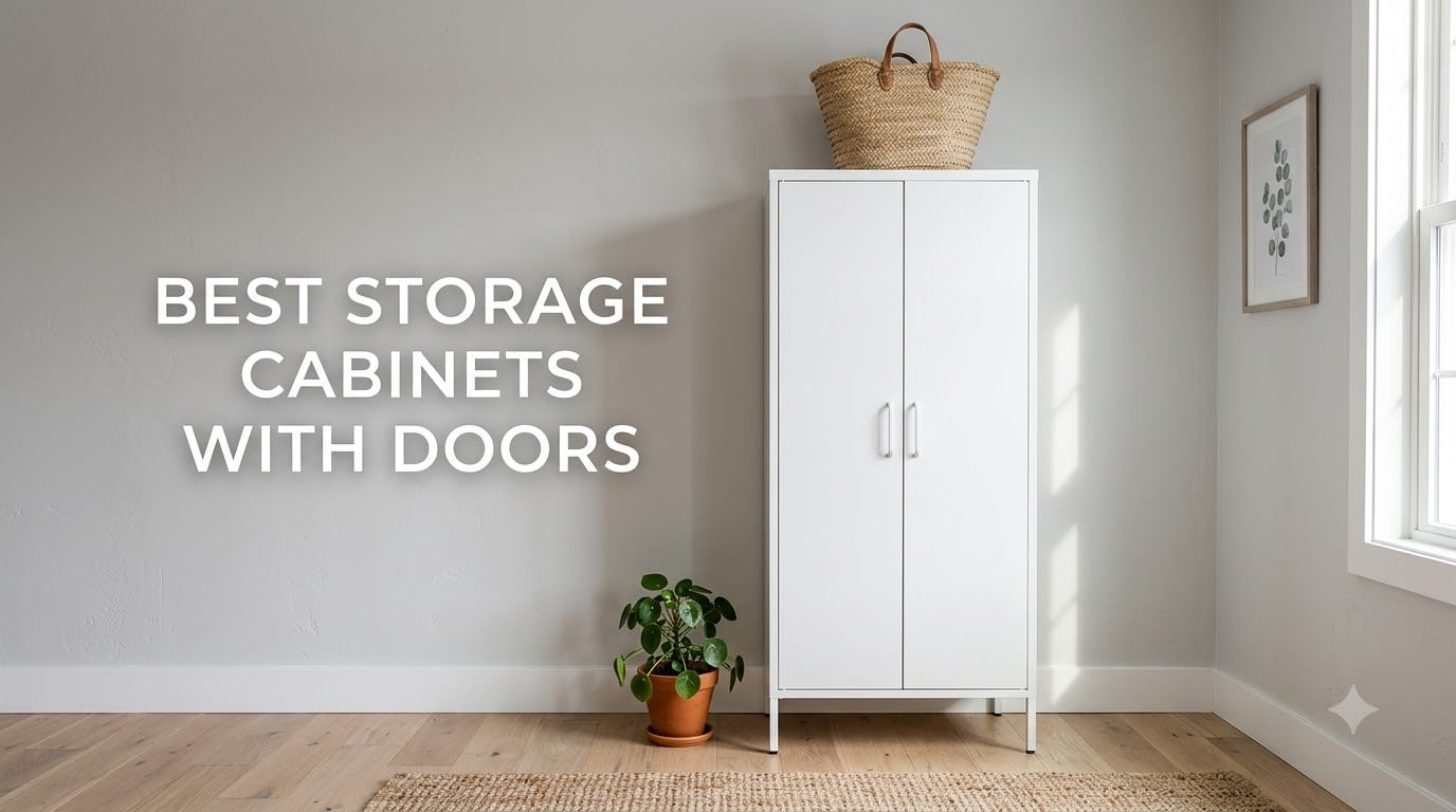 best storage cabinets with doors