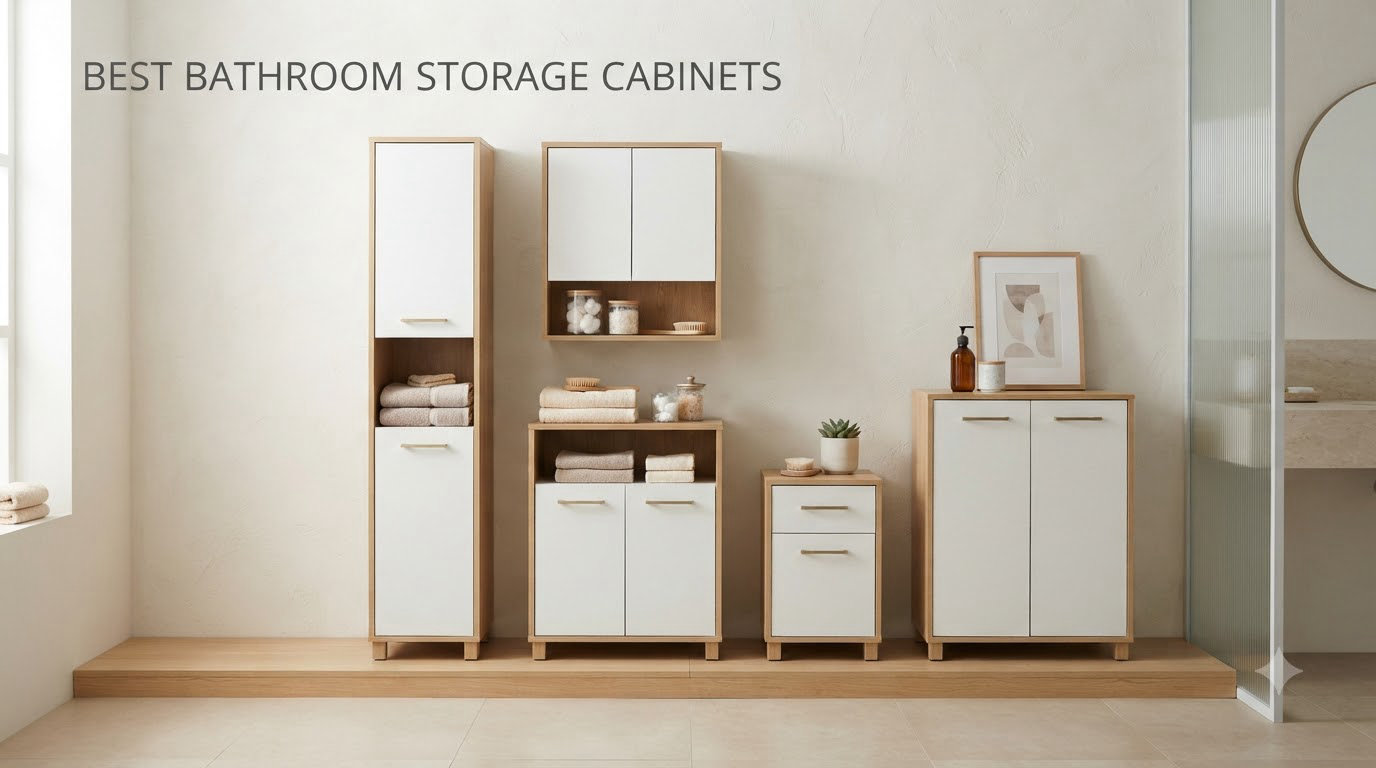 best bathroom storage cabinets