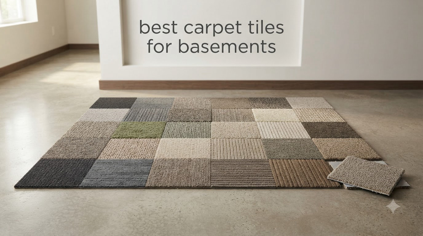 best carpet tiles for basements