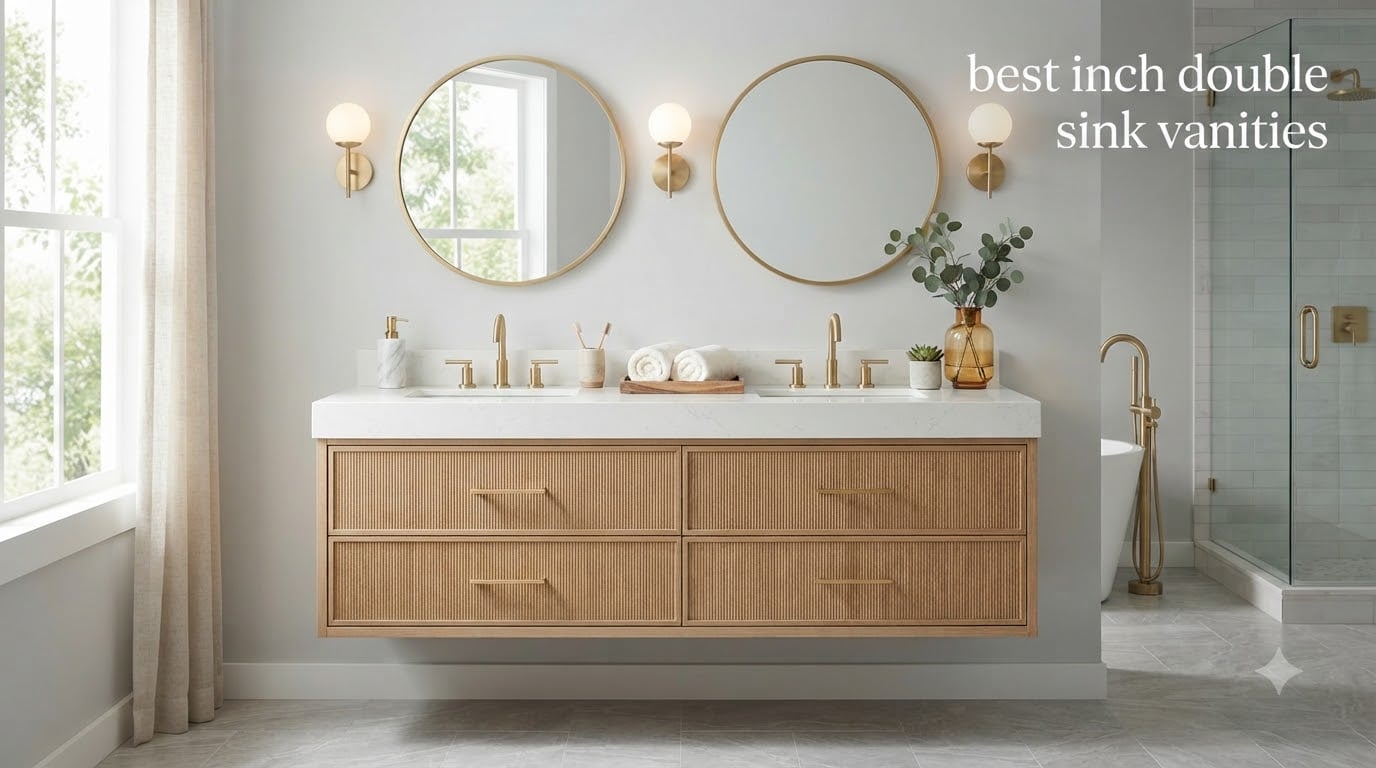 best 60 inch double sink vanities